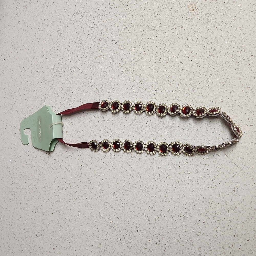 Maurices NWT Reddish Bling Fashion Stretch Fashion Headband.